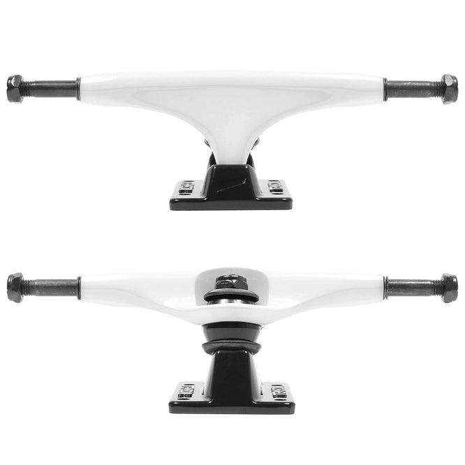 Alloys White/Black 5.0" Skateboard Trucks