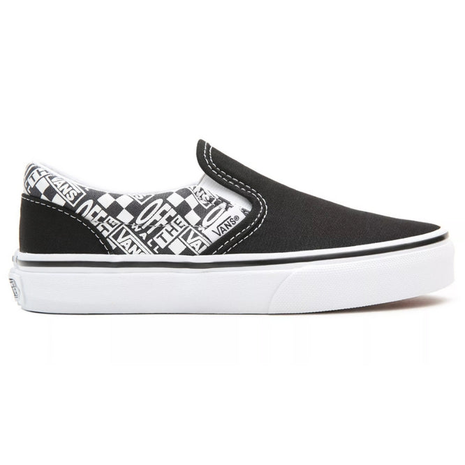 Kids Classic Slip-On Off The Wall Black/Asphalt