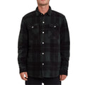 Gekräuseltes Fleece-Überhemd Evergreen