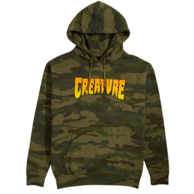 Logo Hoodie Heavyweight Forest/Camo