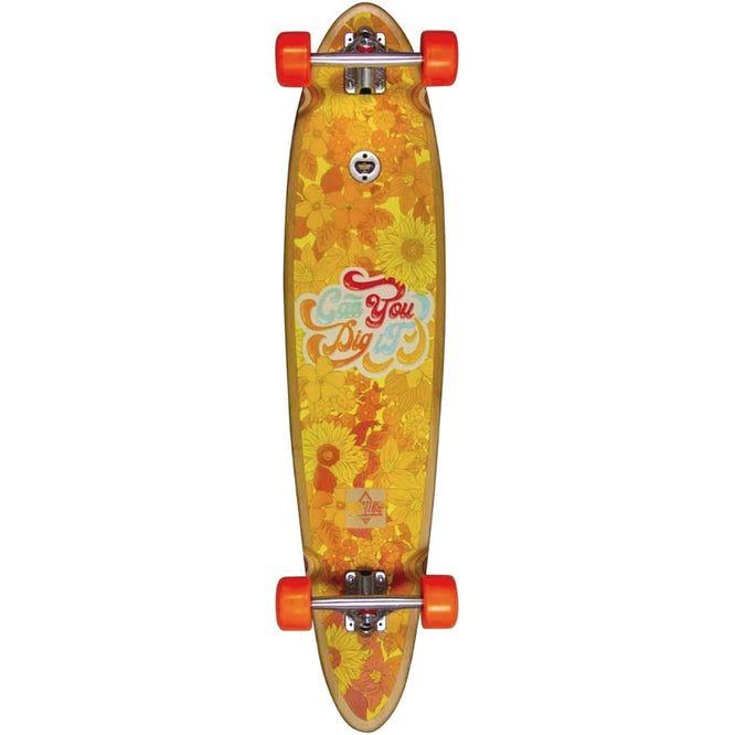 Dig It Bamboo/Orange 40" Complete Longboard