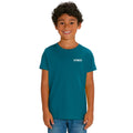 Kids Mini Script T-Shirt French Navy