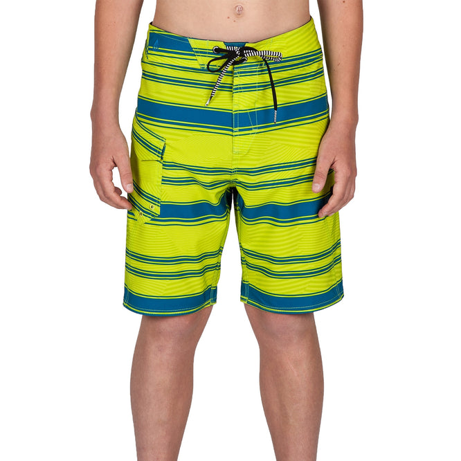 Stone Mod Stripe Lime Boardshorts