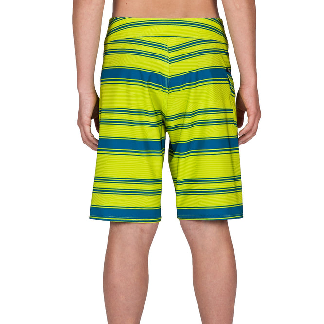 Stone Mod Stripe Lime Boardshorts