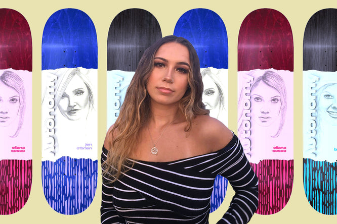 Jen O'brien IV Portrait 8.25" Skateboard Deck We