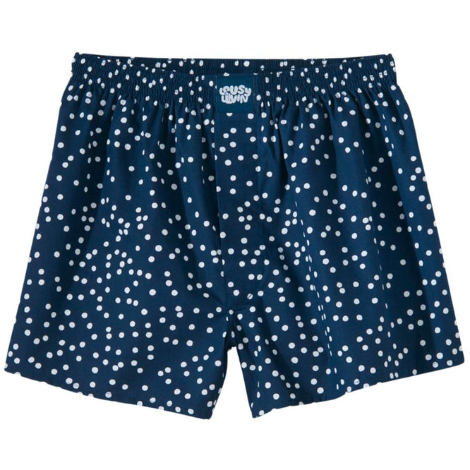 Dots Boxershorts Navy