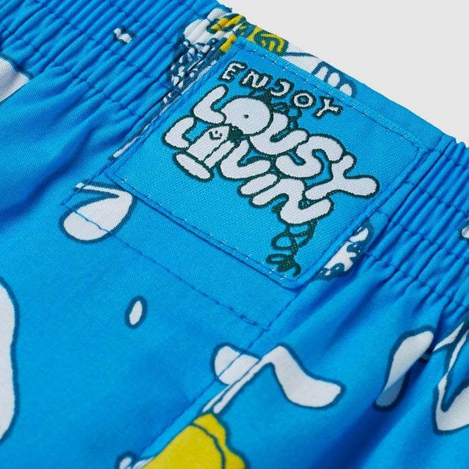 Lunchbox Boxershorts Blue