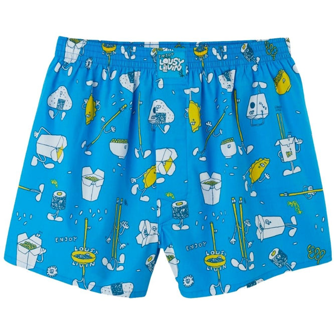 Lunchbox Boxershorts Blue