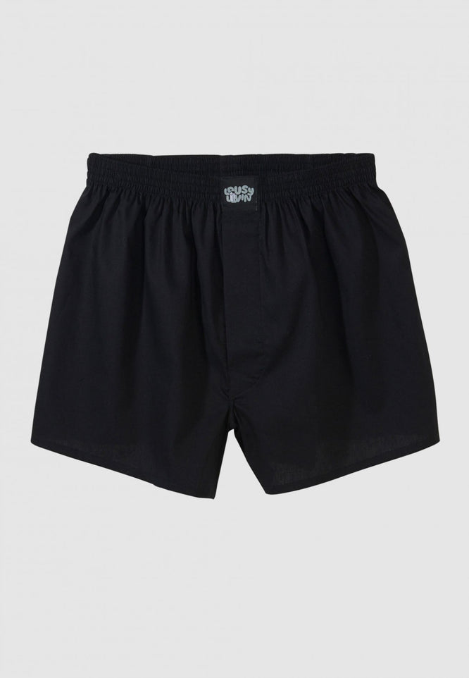 Lousy Plain 2pack Boxershorts Black/ White