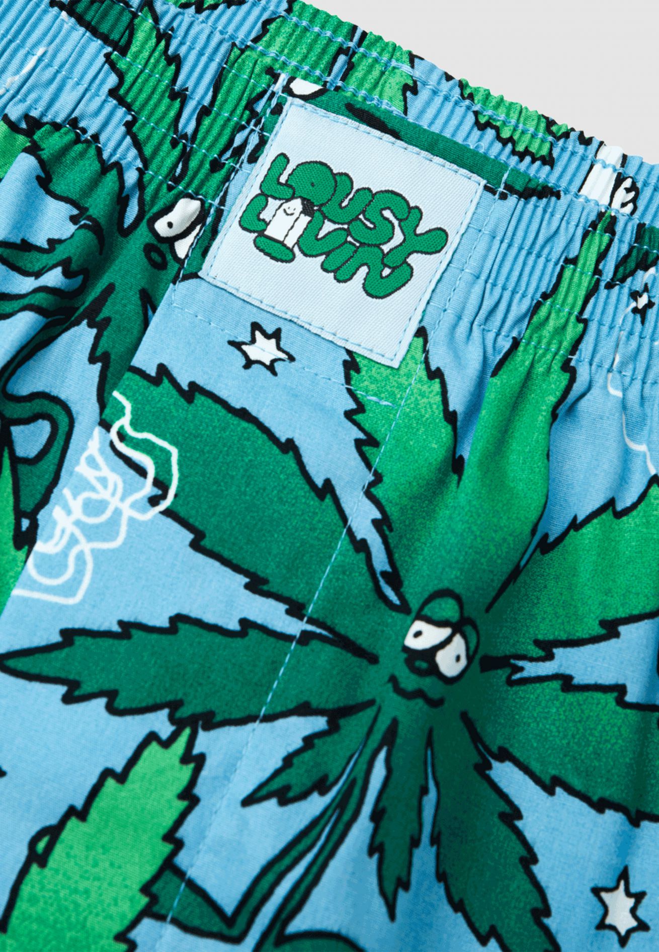 Weedy Boxershorts Sky Blue