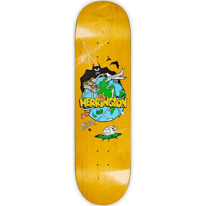 Planet Herrington Yellow 8.625" Skateboard Deck