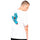 Screaming Hand Chest T-Shirt Amber