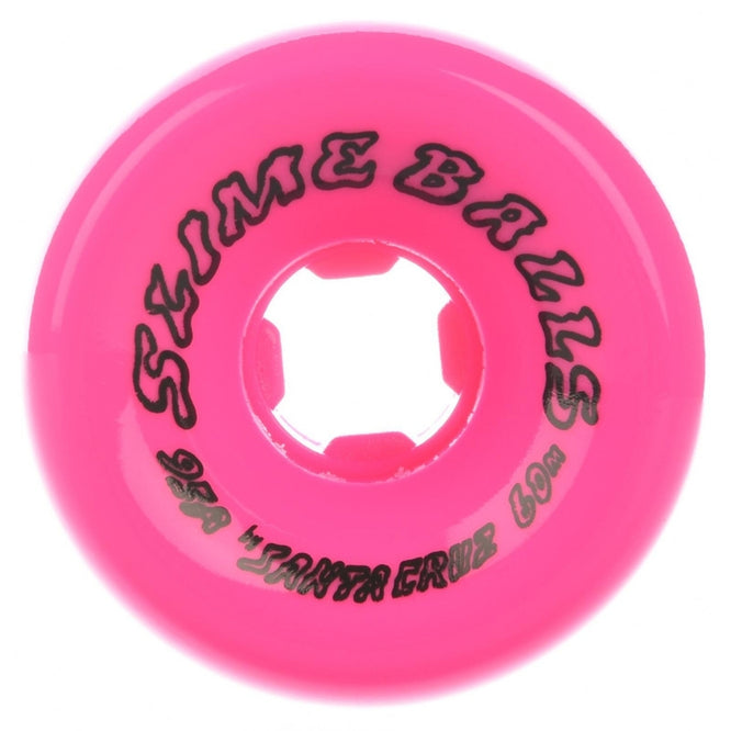 Slime Balls Scudwads Vomits Neon Pink 95a 60mm Skateboard Wheels