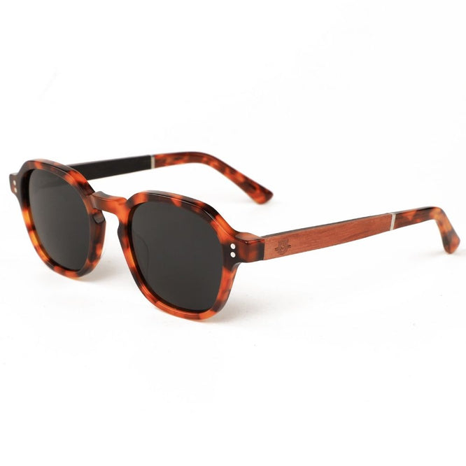 Spiaggia Acetate Tortoise Sunglasses + Grey Lens