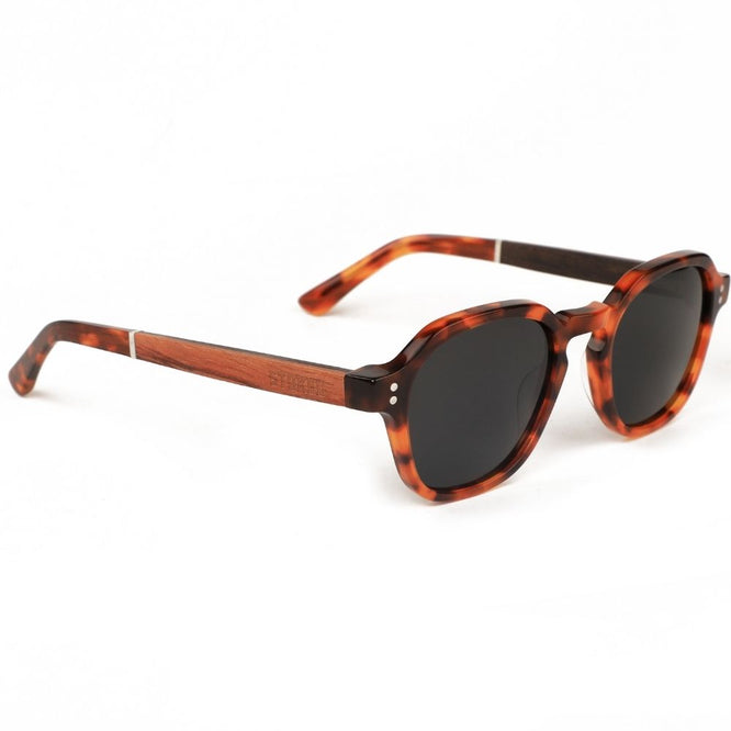 Spiaggia Acetate Tortoise Sunglasses + Grey Lens