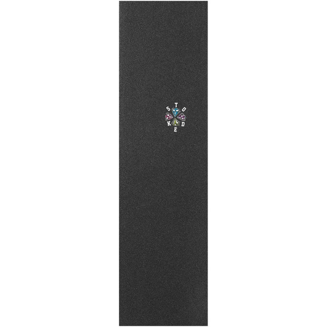 Stoked Lucky Diamonds Black Griptape