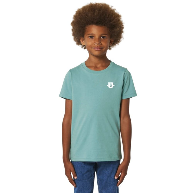 Kids Mini Shield T-Shirt Teal Montsera