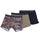 Supersoft Boxershorts 3er-Pack Schwarz/Schwarz
