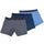 Supersoft Boxershorts 3er-Pack Schwarz/Schwarz