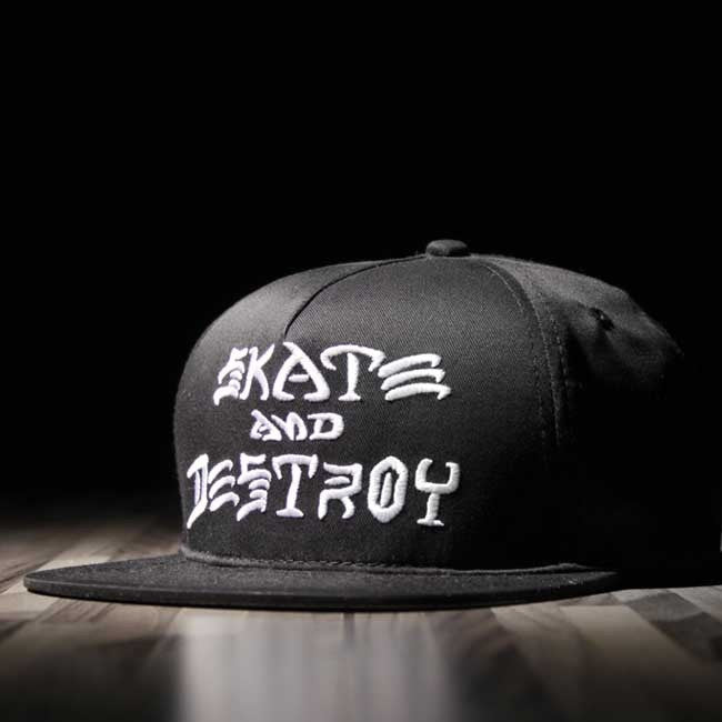 Skate And Destroy Snapback Schwarz