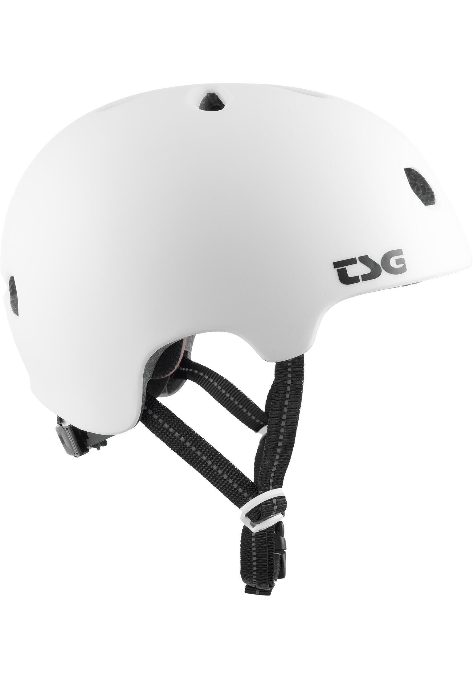 Meta Solid Color Satin White Helm