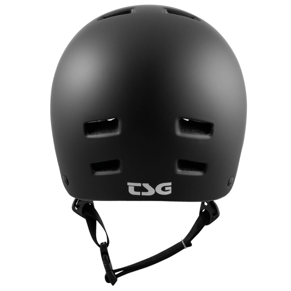 Womens Ivy Solid Color Satin Black Helm